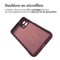 imoshion Coque arrière EasyGrip Motorola Moto G34 - Aubergine