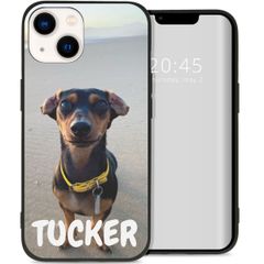 Concevez votre propre coque en gel Apple iPhone 14 - Noir