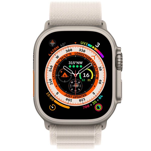 Apple Bracelet Alpine Loop Apple Watch | 44/45/46/49 mm - Taille M - Starlight