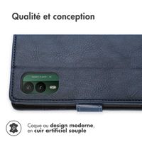 imoshion Étui de télephone portefeuille Nokia XR21 - Bleu foncé