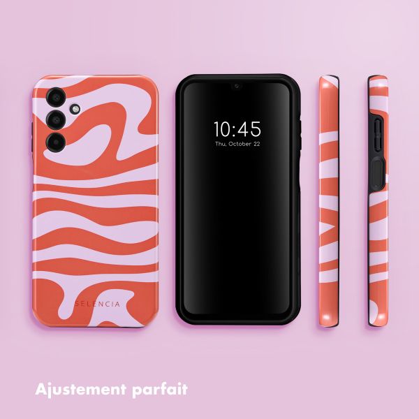 Selencia Coque arrière Vivid Samsung Galaxy A15 (5G/4G) - Dream Swirl Pink
