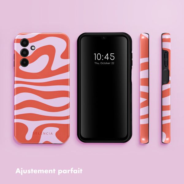 Selencia Coque arrière Vivid Tough Samsung Galaxy A15 (5G/4G) - Dream Swirl Pink