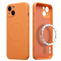 imoshion Coque Couleur avec MagSafe Apple iPhone 14 - Neon Orange