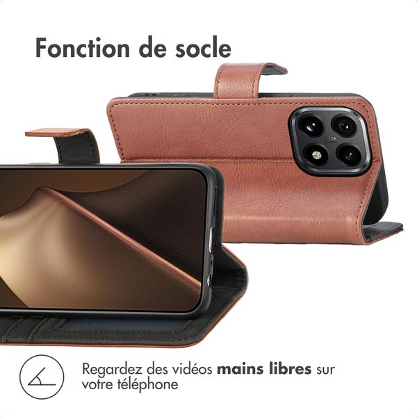 imoshion Étui de télephone portefeuille Xiaomi 15T - Marron