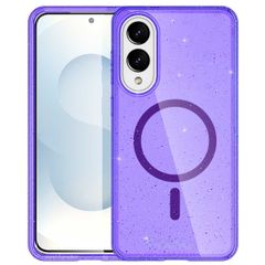 imoshion Coque Pailletée avec MagSafe Samsung Galaxy S25 Edge - Violet