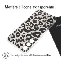 imoshion Coque Design Samsung Galaxy A34 (5G) - Leopard Transparent