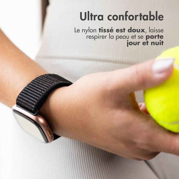 imoshion Bracelet en nylon Huawei Watch Fit 4 / 4 Pro - Noir
