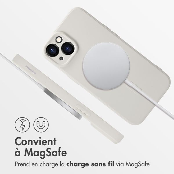 imoshion Coque Couleur avec MagSafe Apple iPhone 14 - Beige