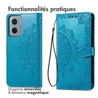 imoshion Etui de téléphone Motorola Moto G05 / E15 - Turquoise