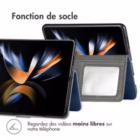 imoshion&#x20;&#xC9;tui&#x20;de&#x20;t&#xE9;lephone&#x20;portefeuille&#x20;Samsung&#x20;Galaxy&#x20;Z&#x20;Fold&#x20;5&#x20;-&#x20;Bleu&#x20;fonc&#xE9;