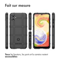 imoshion Coque Arrière Rugged Shield Samsung Galaxy A04 - Noir