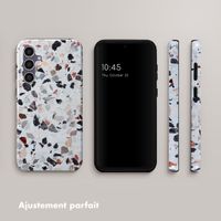 Selencia Coque arrière Vivid Samsung Galaxy S23 FE - Chic Terazzo