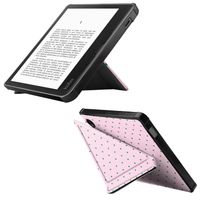 imoshion Étui de liseuse portefeuille design Pliable Kobo Libra Colour - Happy Dots