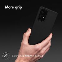 Accezz Coque Couleur Samsung Galaxy A33 - Noir
