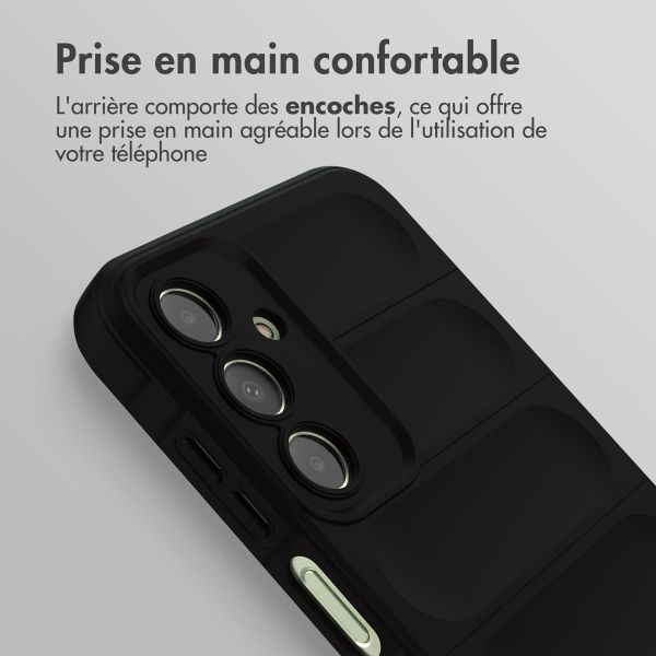 imoshion Coque arrière EasyGrip Samsung Galaxy A25 (5G) - Noir