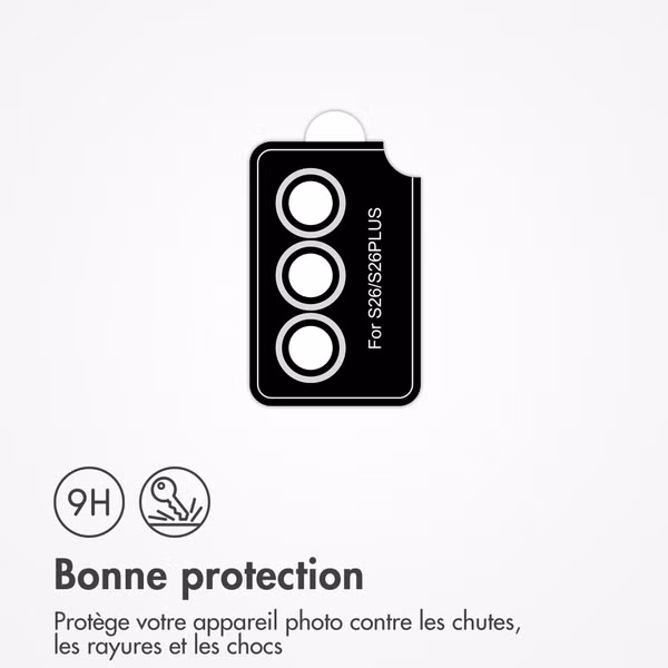 imoshion Lot de 2 protections d'objectif de caméra Samsung Galaxy S26 Ultra - Silver