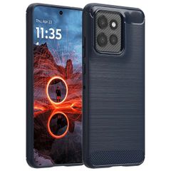 imoshion Coque Brushed Motorola Thinkphone 25 / Motorola Edge 50 Neo / Edge 60 Neo - Bleu foncé