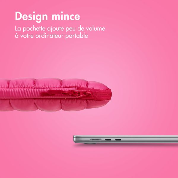 imoshion Pochette ordinateur Puffer 15-16 pouces - Hot Pink