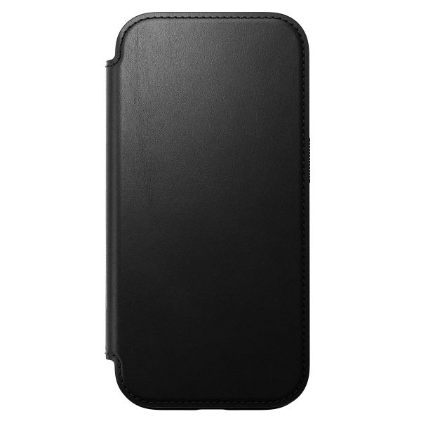 Nomad Étui de télephone portefeuille Modern Leather Folio Apple iPhone 16 Pro - Noir