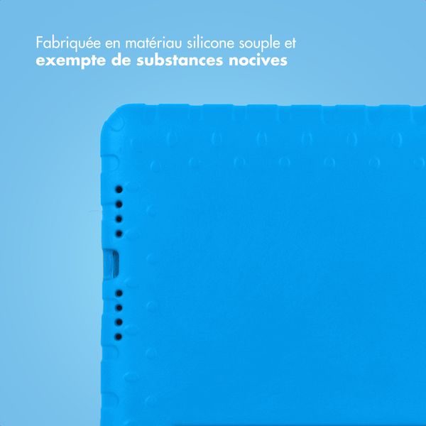 imoshion Coque kidsproof avec poignée Apple iPad 9 (2021) 10.2 pouces / iPad 8 (2020) 10.2 pouces / iPad 7 (2019) 10.2 pouces - Bleu