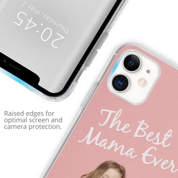 Concevez votre propre coque en gel Apple iPhone 11 - Transparent