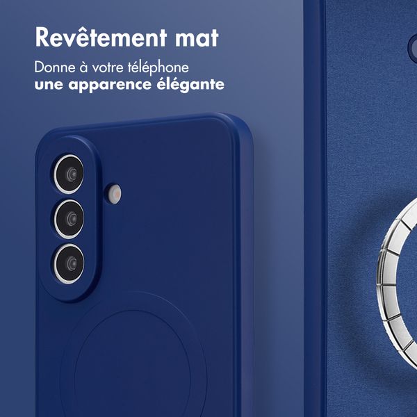 imoshion Coque Couleur avec MagSafe Samsung Galaxy A57 (5G) - Royal Blue