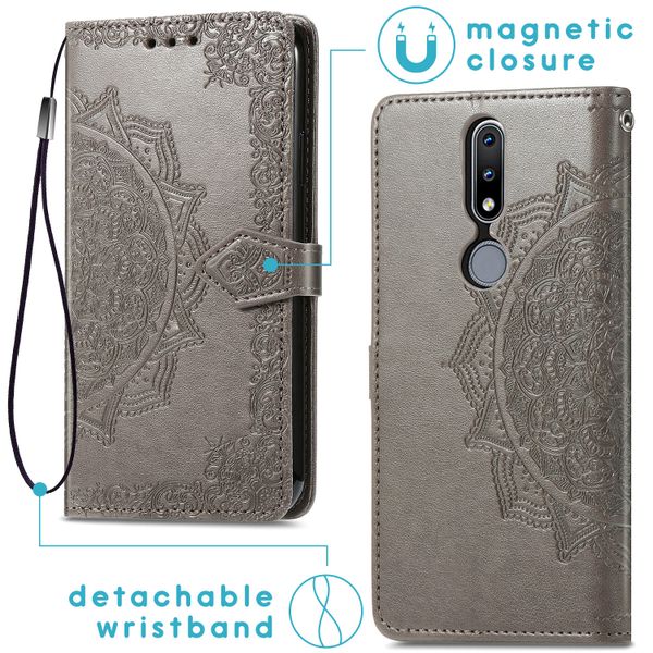 imoshion Etui de téléphone portefeuille Mandala Nokia 2.4