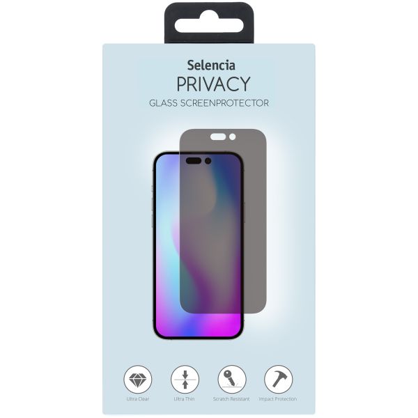 Selencia Protection d'écran en verre trempé Privacy iPhone 14 Pro