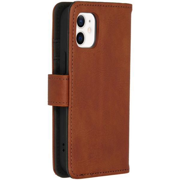 imoshion Étui de télephone portefeuille de luxe Apple iPhone 12 Mini - Marron