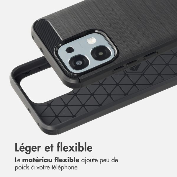 imoshion Coque Brushed Oppo A6 Pro (5G) - Noir
