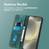 imoshion Étui de téléphone portefeuille Slim Samsung Galaxy S24 / S25 - Vert
