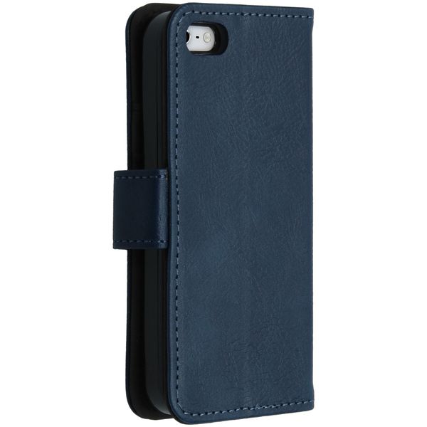 imoshion Étui de télephone portefeuille de luxe Apple iPhone SE (2016) / 5 / 5s - Bleu foncé