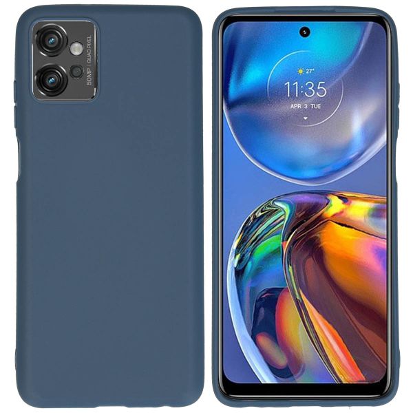 imoshion Coque Couleur Motorola Moto G32 - Bleu foncé