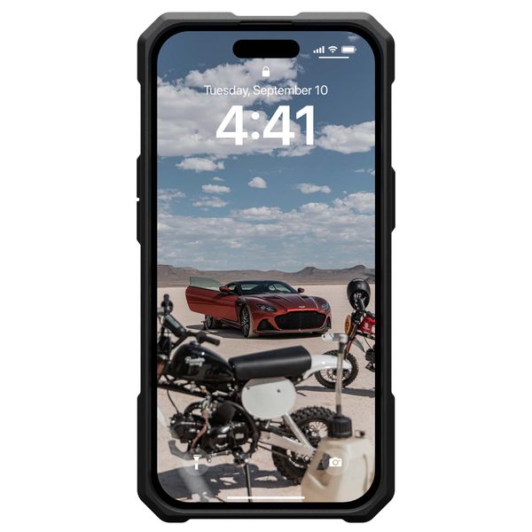 UAG Coque arrière Monarch Pro iPhone 15 - Kevlar Black