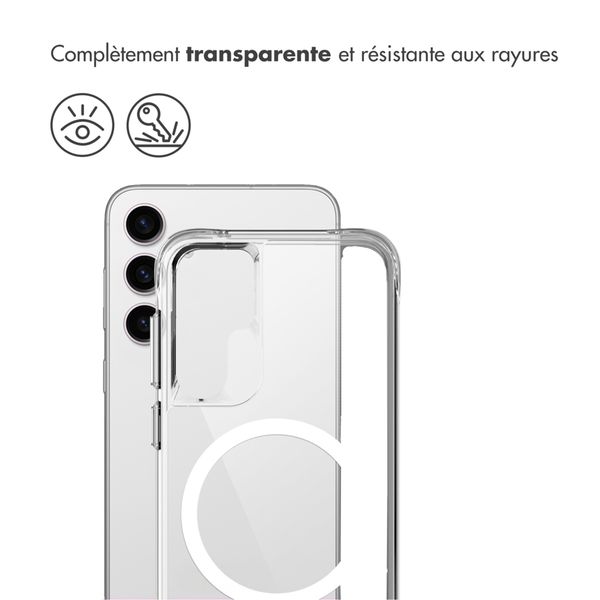 imoshion Coque Rugged Air MagSafe Samsung Galaxy S25 Plus - Transparent
