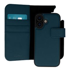 Étui portefeuille luxe 2-en-1 amovible Apple iPhone 17 - Bleu