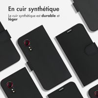 Accezz Étui de télephone Wallet Samsung Galaxy Xcover 5 - Noir