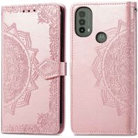 imoshion Etui de téléphone portefeuille Mandala Motorola Moto E30 / E40 - Rose Champagne