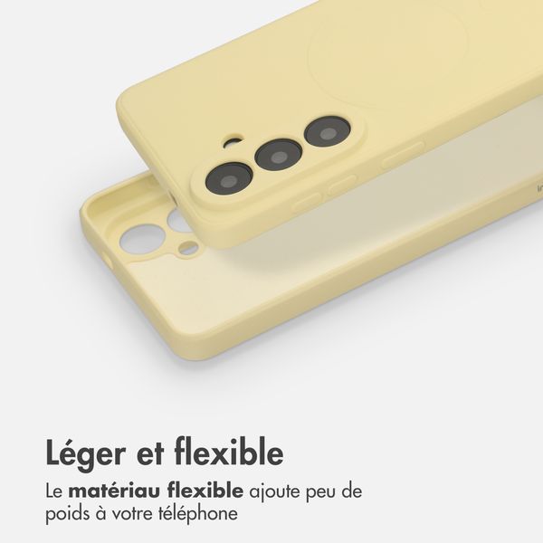 imoshion Coque Couleur avec MagSafe Samsung Galaxy S26 Plus - Vanilla
