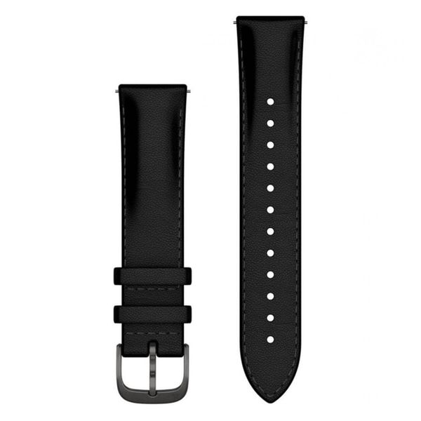Garmin Bracelet en cuir  - Connexion Garmin 20 mm - Noir
