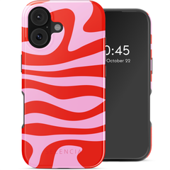 Selencia Coque arrière Vivid avec MagSafe Apple iPhone 17 - Dream Swirl Pink