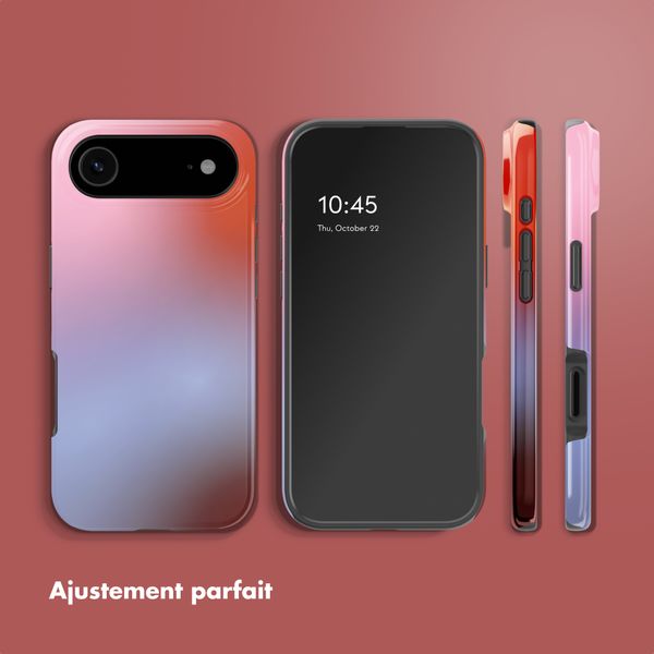 Selencia Coque arrière Vivid avec MagSafe Apple iPhone Air - Gradient Soft Blush