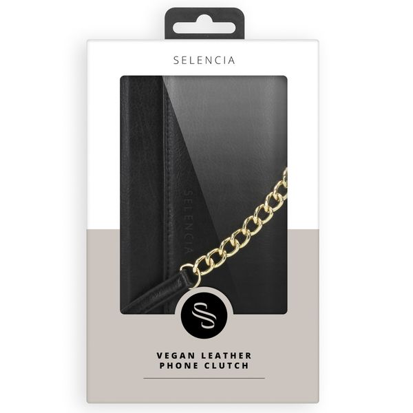 Selencia Pochette amovible en cuir végétalien Eny iPhone 11 - Noir