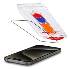Accezz Protecteur d’écran en verre trempé + Applicateur Apple iPhone 15 Pro