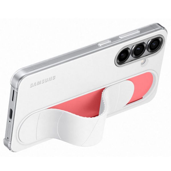 Samsung Coque arrière originale Standing Grip Samsung Galaxy S25 - Blanc