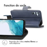 imoshion Étui de télephone portefeuille Samsung Galaxy A34 (5G) - Bleu foncé