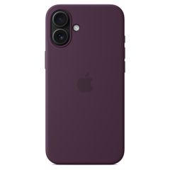 Apple Coque en silicone MagSafe iPhone 16 Plus - Plum