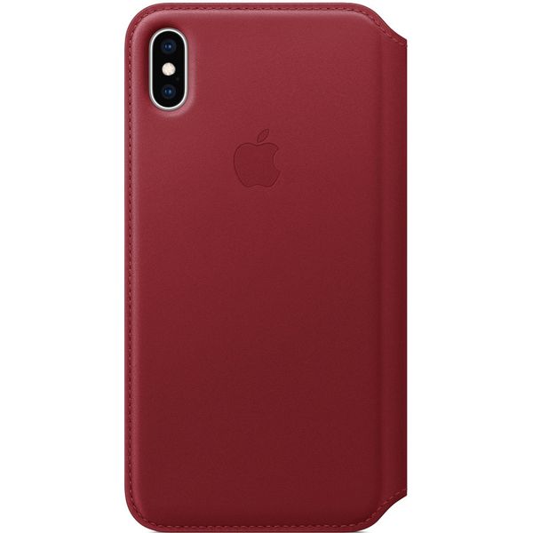 Apple Étui de téléphone Leather Folio iPhone Xs Max