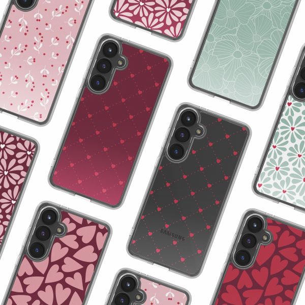 imoshion Coque Design Samsung Galaxy S24 FE - Crush Check Coral Dust