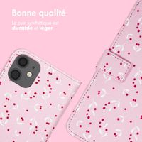 imoshion Étui de télephone portefeuille Design Apple iPhone 11 - Blush Berries